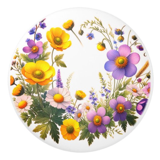 Zierknöpfe für die Keramik Keramikknauf (Vorderseite)