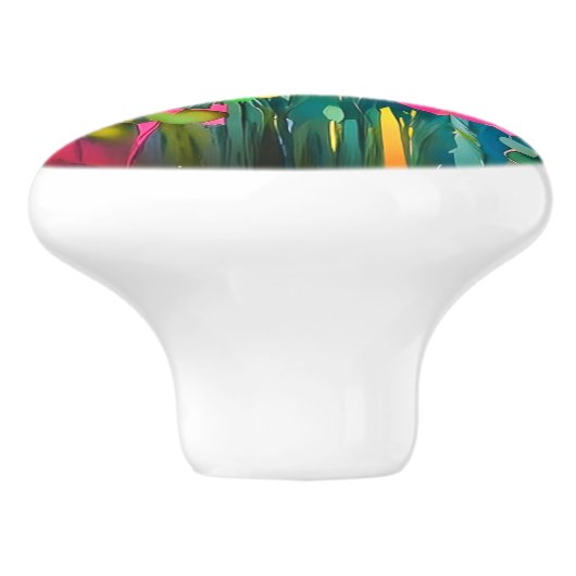 Zierknöpfe für die Keramik Keramikknauf (Seitenansicht)