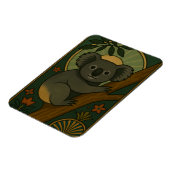 Zierkoala in Botanischer Mandala Magnet (Linke Seite)