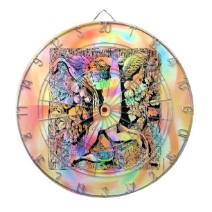 Zierkraut Dartscheibe