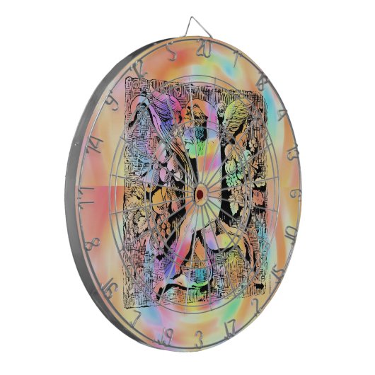 Zierkraut Dartscheibe (Vorderseite Links)