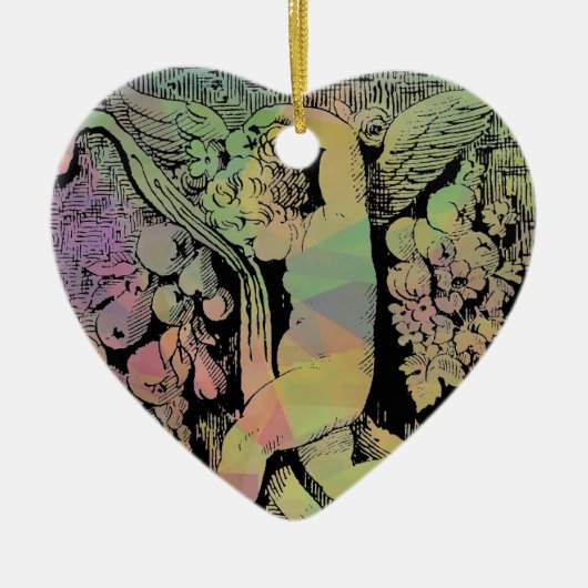 Zierkraut Keramik Ornament (Vorne)