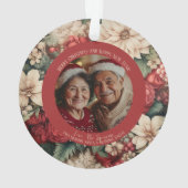 Zierlich dein: Ein Weihnachtsfest! Ornament (Rückseite)