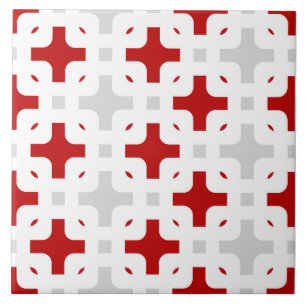 Zierlich, modern, bordeauxfarben, weiß, hellgrau fliese