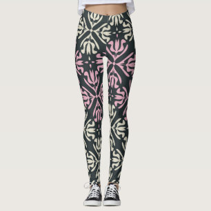Zierlich Vintag: Nahtloses elegantes Design. Leggings