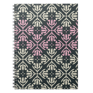 Zierlich Vintag: Nahtloses elegantes Design. Notizblock