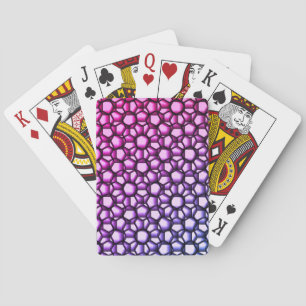 Zierliche geometrische Kunst Spielkarten