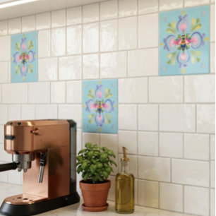 Zierliche Honigbiene einzigartiger Akzent Fliese