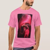 Zierliche Jamilla rosa doppelte vels T-Shirt (Vorderseite)