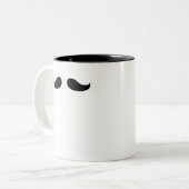 Zierliche Lenkstange Zweifarbige Tasse (Vorderseite Links)