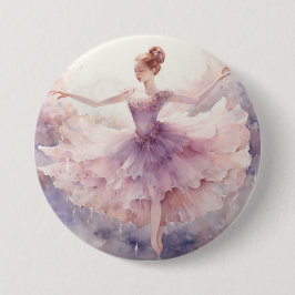 Zierliche Zuckerpflaumenfee Nussknacker Magie Button
