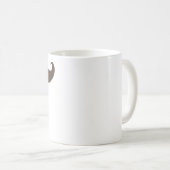 Zierlicher Lenkstangen-Schnurrbart in Brown Kaffeetasse (VorderseiteRechts)