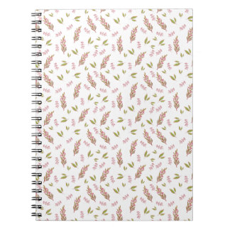 Zierliches Blumen Notizbuch und Tagebuch