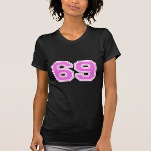 zierliches Rosa 69 T-Shirt