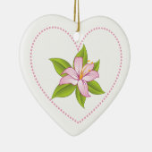 Zierlilie Keramik Ornament (Rechts)