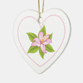 Zierlilie Keramik Ornament (Links)