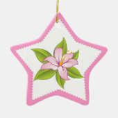 Zierlilie Keramik Ornament (Vorne)