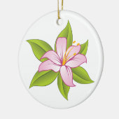 Zierlilie Keramikornament (Links)