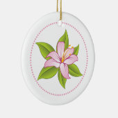 Zierlilie Keramikornament (Rechts)