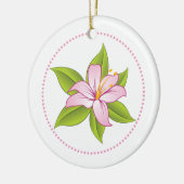 Zierlilie Keramikornament (Links)