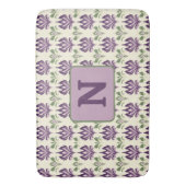 Zierlilie Motif Muster Badematte (Vorderseite Vertikal)