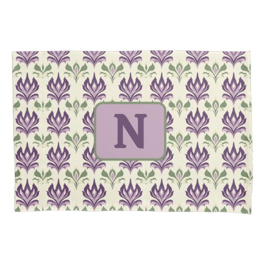 Zierlilie Motif Muster Kissenbezug (Vorderseite)