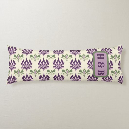 Zierlilie Motif Muster Seitenschläferkissen (Vorderseite)