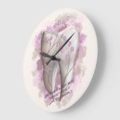 Ziermalerei. Vorlage für Zahnärzte, Zahnärzte Große Wanduhr (Winkel)