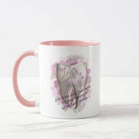 Ziermalerei. Zahnarzt, Zahnarzt. Geschenk. Tasse (Links)