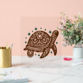 Ziermeerschildkröte Acrylschild (Hochzeit)