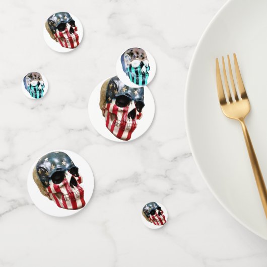 Ziermöwe auf Tischkonfetti Konfetti (Gruppe)