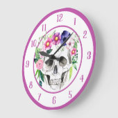 Ziermöwe Große Wanduhr (Winkel)