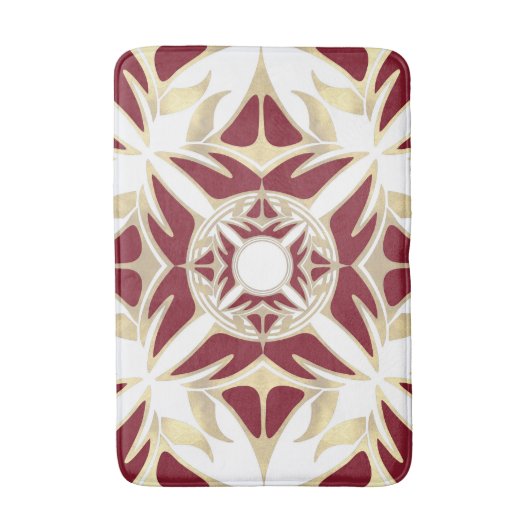 Ziermuster, abstrakt, elegant badematte (Vorderseite Vertikal)