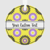 Ziermuster für nicht binäre Blume Ornament (Rückseite)