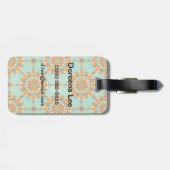 Ziermuster Gepäckanhänger (Rückseite horizontal)