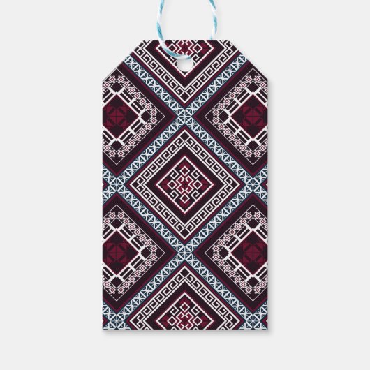 Ziermuster Geschenkanhänger (Vorderseite)