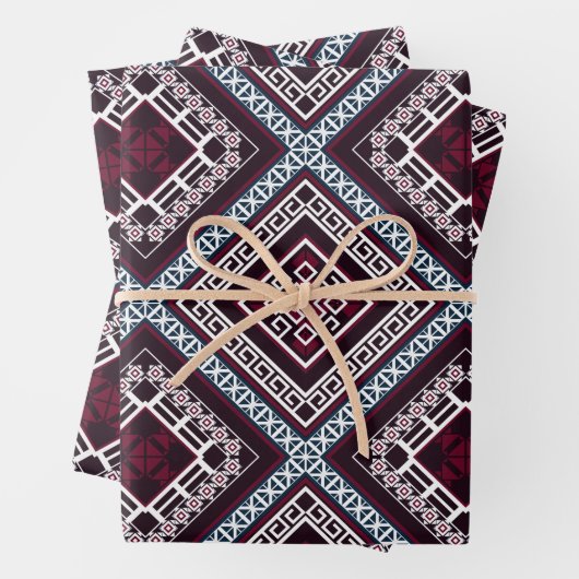 Ziermuster Geschenkpapier Set (Beispiel)