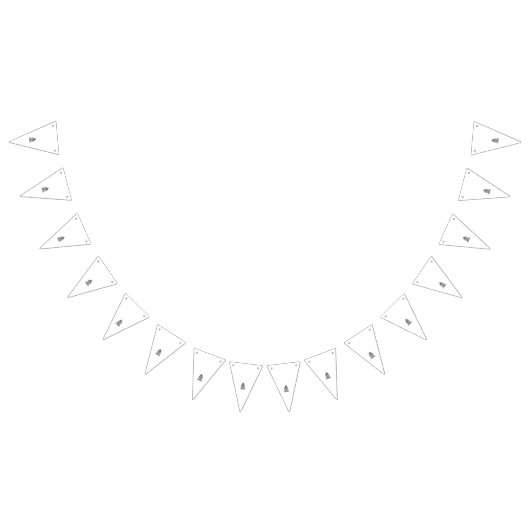 Ziermuster in auffallend schwarz-weiß wimpelkette (Alle)