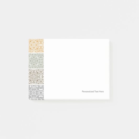 Ziermuster Post-it Klebezettel (Vorderseite)