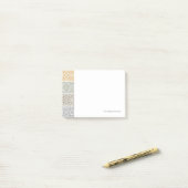 Ziermuster Post-it Klebezettel (Auf Schreibtisch)