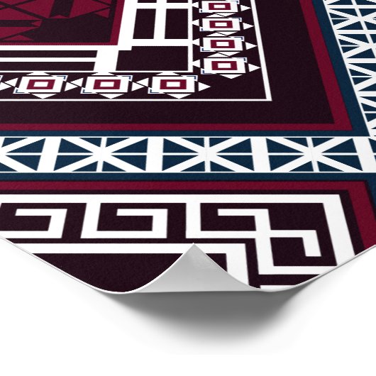 Ziermuster Poster (Ecke)