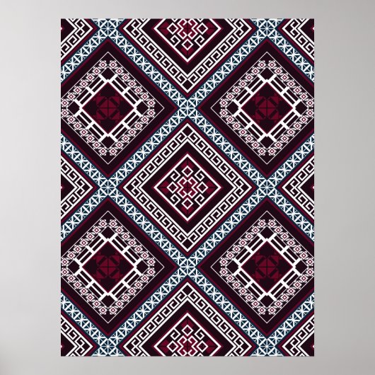 Ziermuster Poster (Vorne)