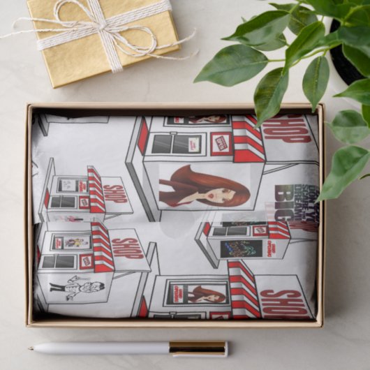 Ziernägel Seidenpapier (Geschenk)