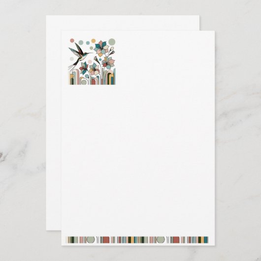 Zierpapier Einladung (Vorne/Hinten)