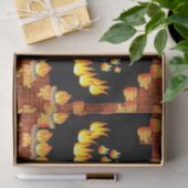 Zierpapier Flamme Seidenpapier (Geschenk)