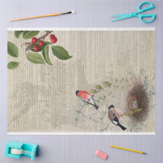 Zierpapier für die Möbel Seidenpapier (Basteln)