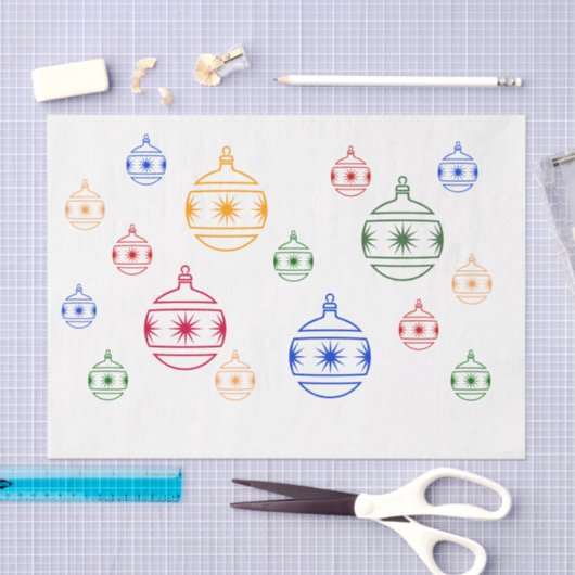 Zierpapier - Weihnachtsschmuck Seidenpapier (Handwerk)