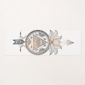 Zierpflanze Traumstrecke Airolo - Gletsch Yogamatte (Vorderseite (Horizontal))