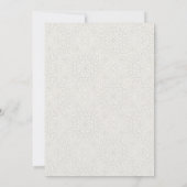 Zierpotte Pflanze Blattwerk Botanische Hochzeit Dankeskarte (Rückseite)