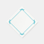 Zierrahmen Napkins Geblüht Serviette (Ecke)
